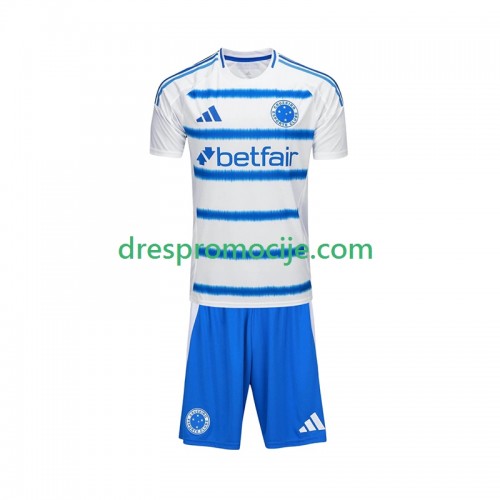 Cruzeiro Dres Dječji Gostujući 2025/2026 Kratkih Rukava Cruzeiro Dres Dječji Gostujući 2025/2026 Kratkih Rukava